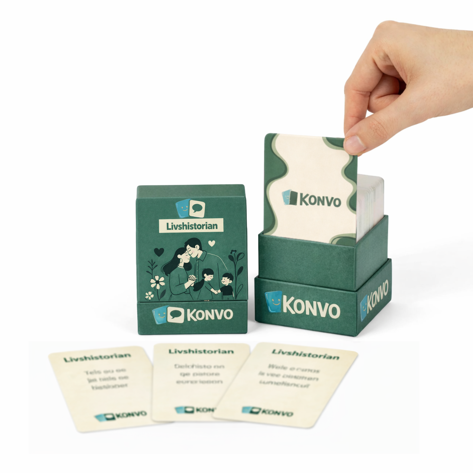Konvo - Livshistorian